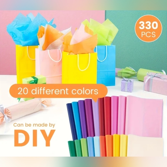 Multicolor Tissue Paper 330
Sheets- NIP - Picture 1 of 6